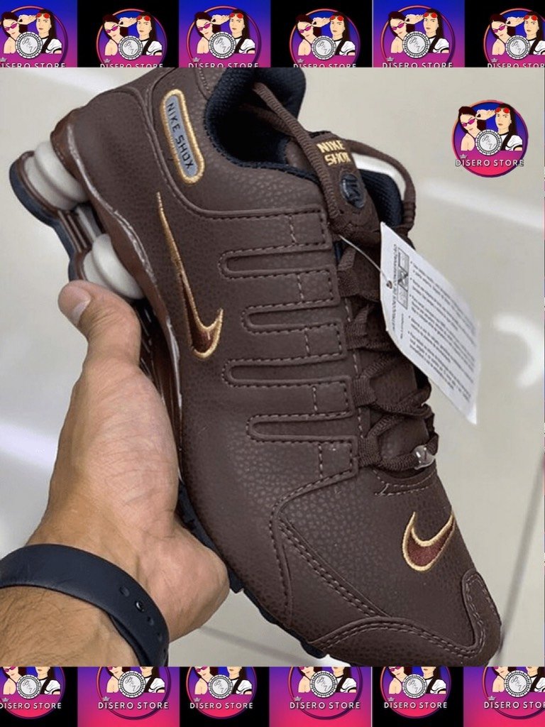 Nike shox r4 marron cheap