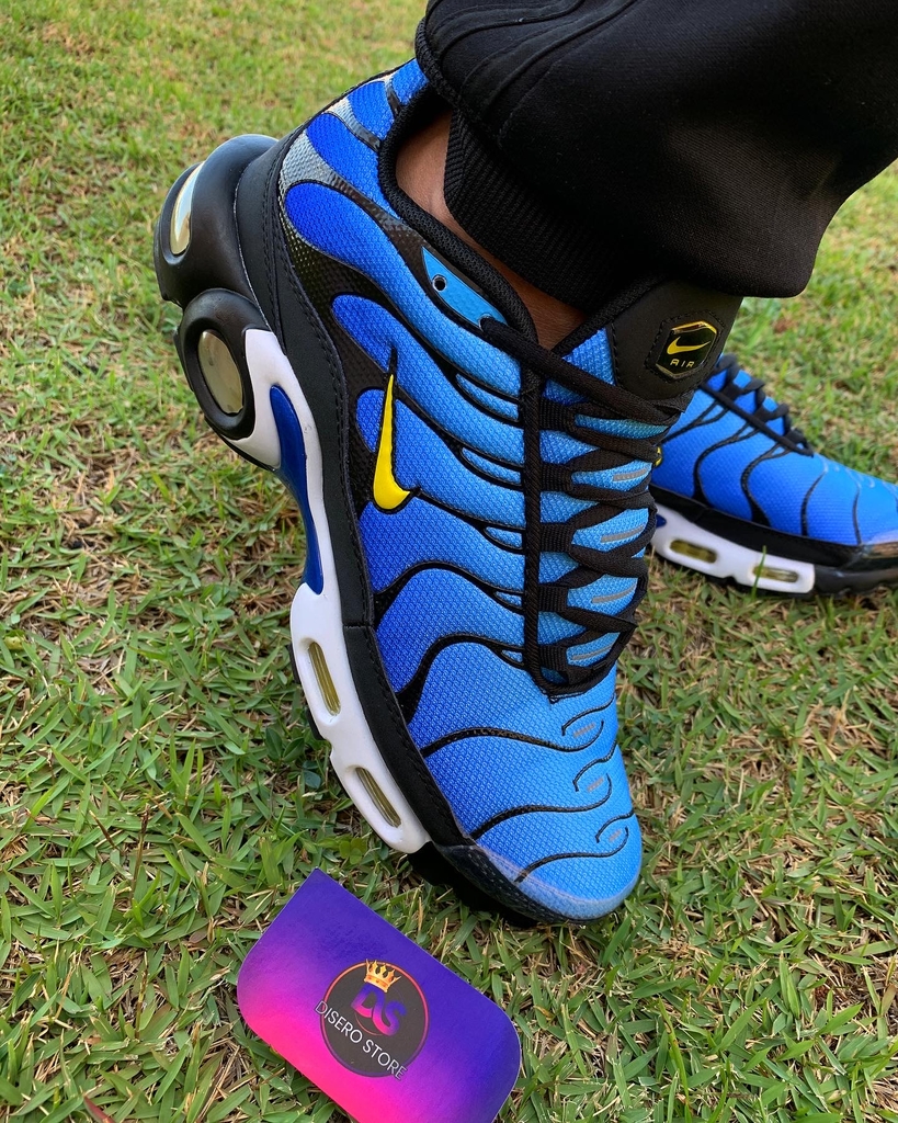 Nike Air Max Tn Plus Azul/amarelo - Disero Store