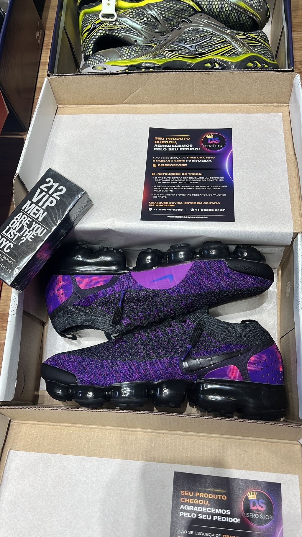 Nike Vapormax Flyknit 2.0 Roxo Preto Disero Store