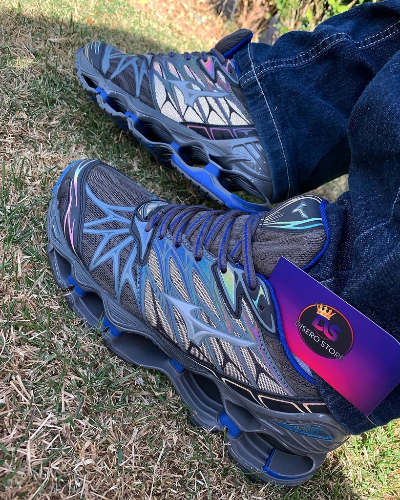 Mizuno Wave Pro 7 Camale o Cinza Azul Disero Store
