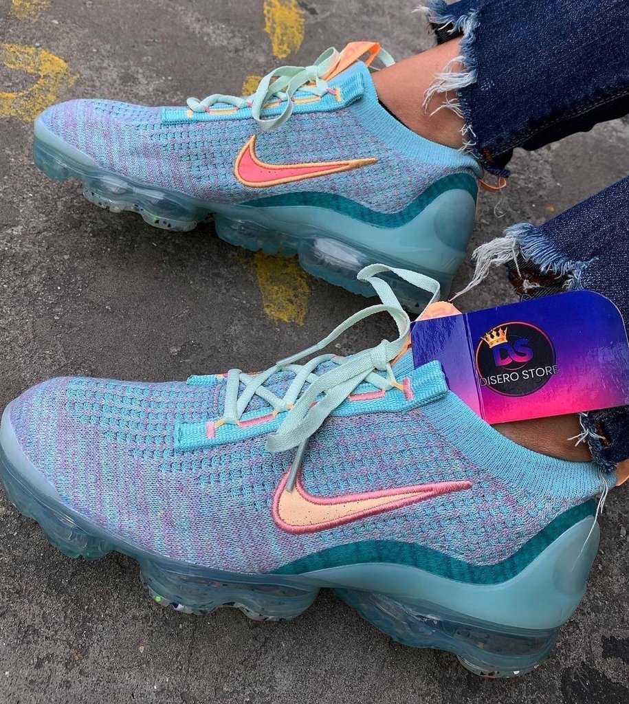 Nike vapormax azul e deals laranja