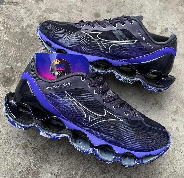Mizuno Wave Pro X Preto Roxo Importado Disero Store