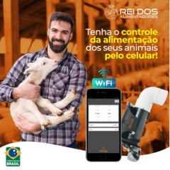 Alimentador automático bombona recondicionada de 30l com timer wifi na internet