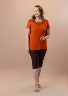 Blusa Ametista ferrugem - loja online