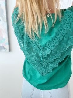 Blusa Thelma Verde - Catalina Indumentaria