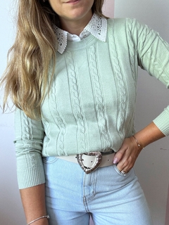 Sweater Domenicana Verde - comprar online