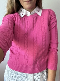 Sweater Domenicana Fucsia - comprar online