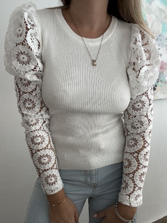 Sweater Nepal Blanco IMPORTADO - Catalina Indumentaria