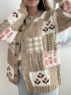 Cardigan Serbia Beige - comprar online