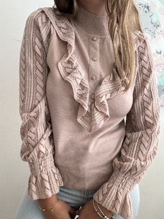 Sweater Vienna Rosa - Catalina Indumentaria