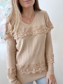 Sweater Armenia Beige - tienda online