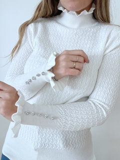 Sweater Polonia Blanco - comprar online