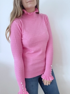 Sweater Polonia Rosa - Catalina Indumentaria