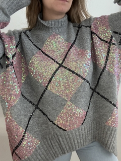 Sweater Brighton Gris IMPORTADO - Catalina Indumentaria