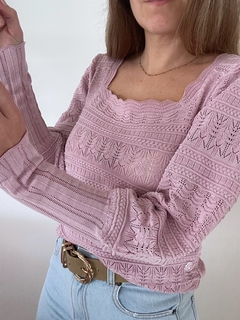 Sweater Roma Lila - Catalina Indumentaria
