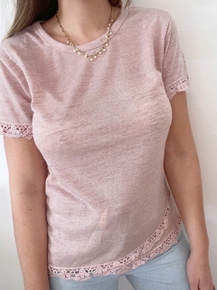 Remera Barbara Rosa - comprar online