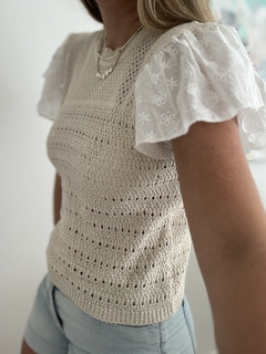 Blusa Mara Crochet