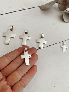 Cruces Plata Bombé - tienda online