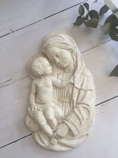Imagen Virgen con el niño (yeso) I