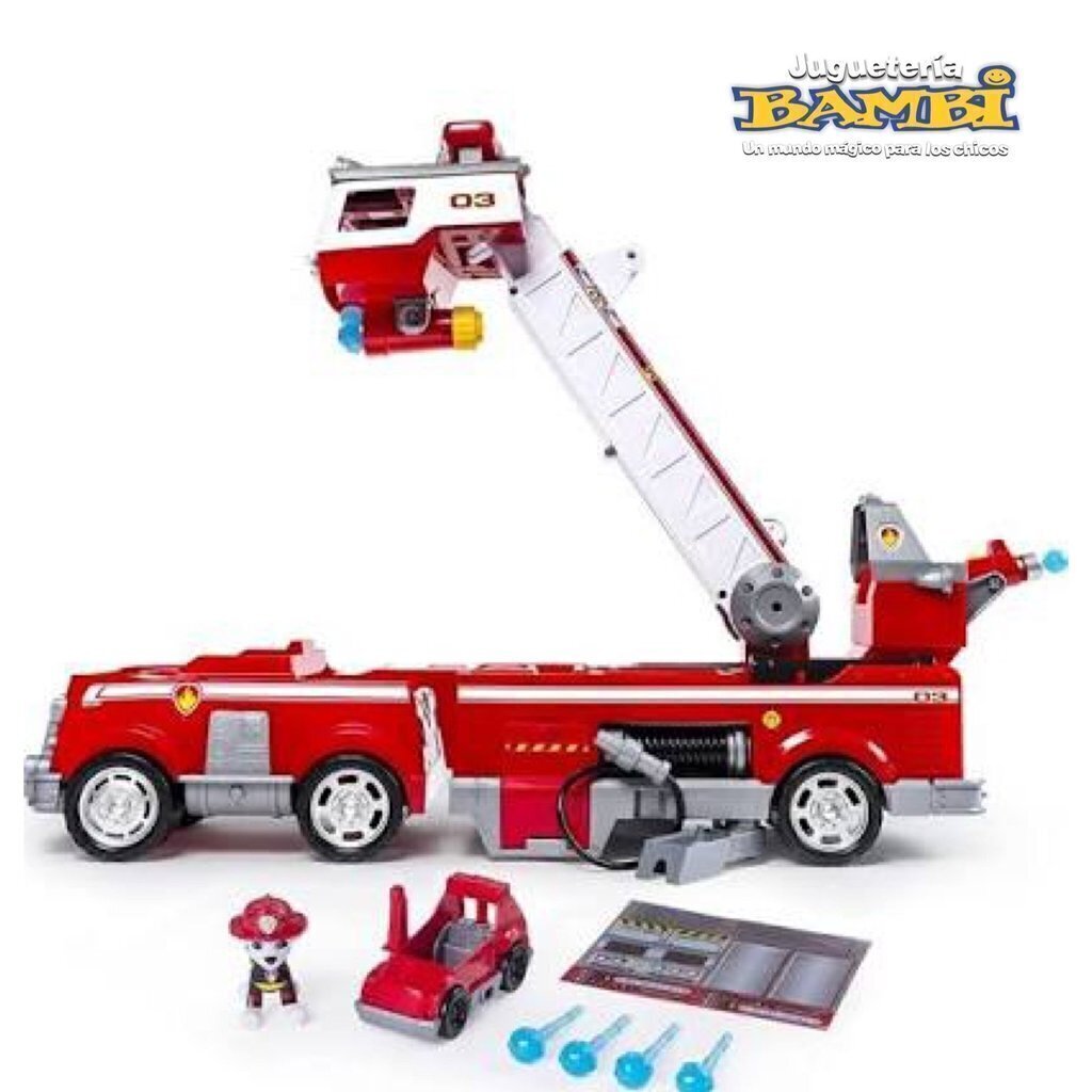 Paw patrol camion de bombero hotsell