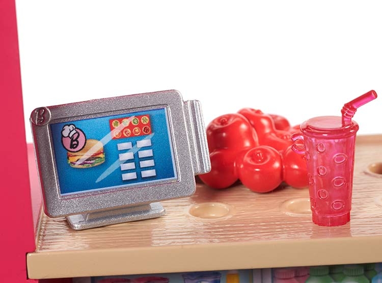 BARBIE Carrito de Bocadillos con Munecas
