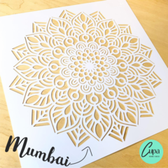 Stencil Mandala Mumbai 30X30CM - comprar online