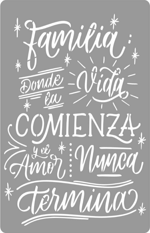 Stencil 20X30CM COD l4 - 14