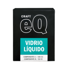 Vidrio Liquido Dos Componentes (Resina) EQ Arte