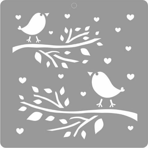 STENCIL 20X20CM COD I2 - 39