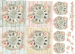 LAMINAS DE SEDA 18GR 70X50CM PARA DECOUPAGE COD: SHABBY 1