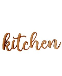 Frase "KITCHEN" 18X5CM