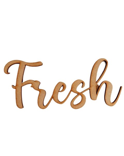 Frase FRESH 14X6CM APROX