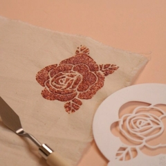 Stencil Mini Rositas 10cm - comprar online