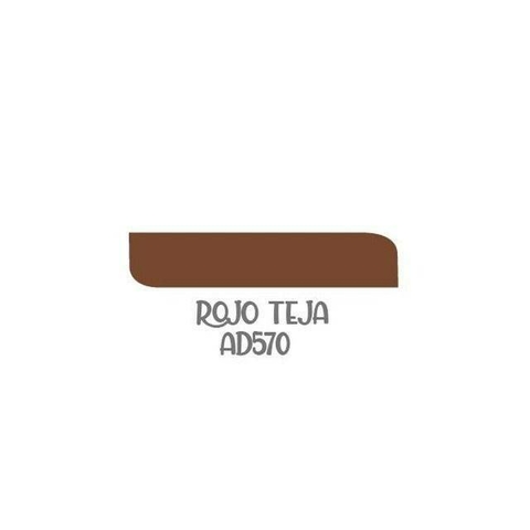 ACRILICO ACUAREL X 60CC ROJO TEJA