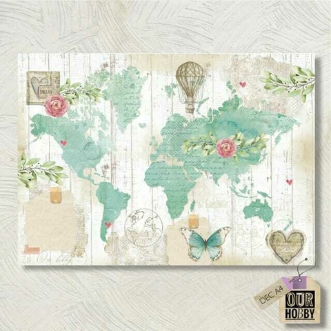 PAPEL P/ DECOUPAGE A4 OUR HOBBY COD 690