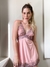 Camisola Milca - Rosa com lilás - comprar online