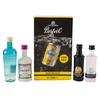 Combo 2 Gin Miniaturas: Rock Rose + Puerto de Indias Black + Puerto de Indias Frutilla + Mermaid Clásico + Pack x 4 Latas de Tónica Britvic x 150ml