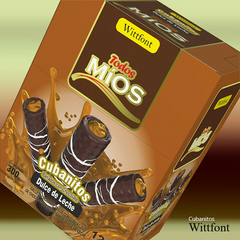 Wittfont Cubanitos Dulce de Leche con Chocolate (x unidad)