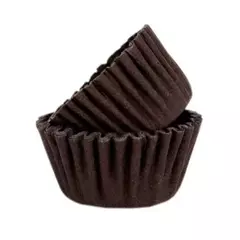 1000 Unidades Forminha Para Doces Marrom Dentro e Fora Número 5 Forminhas para brigadeiro