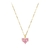 Colar heart pink - comprar online