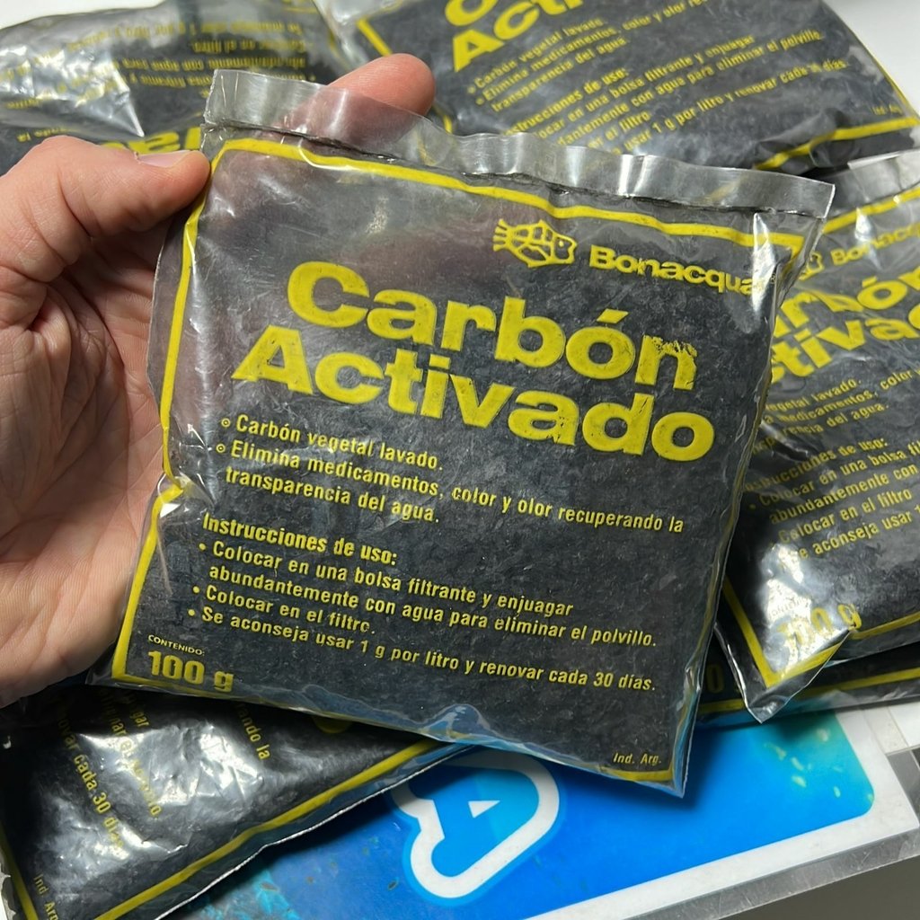 Carbon Activo 100 gr - Comprar en Aqua Bahia