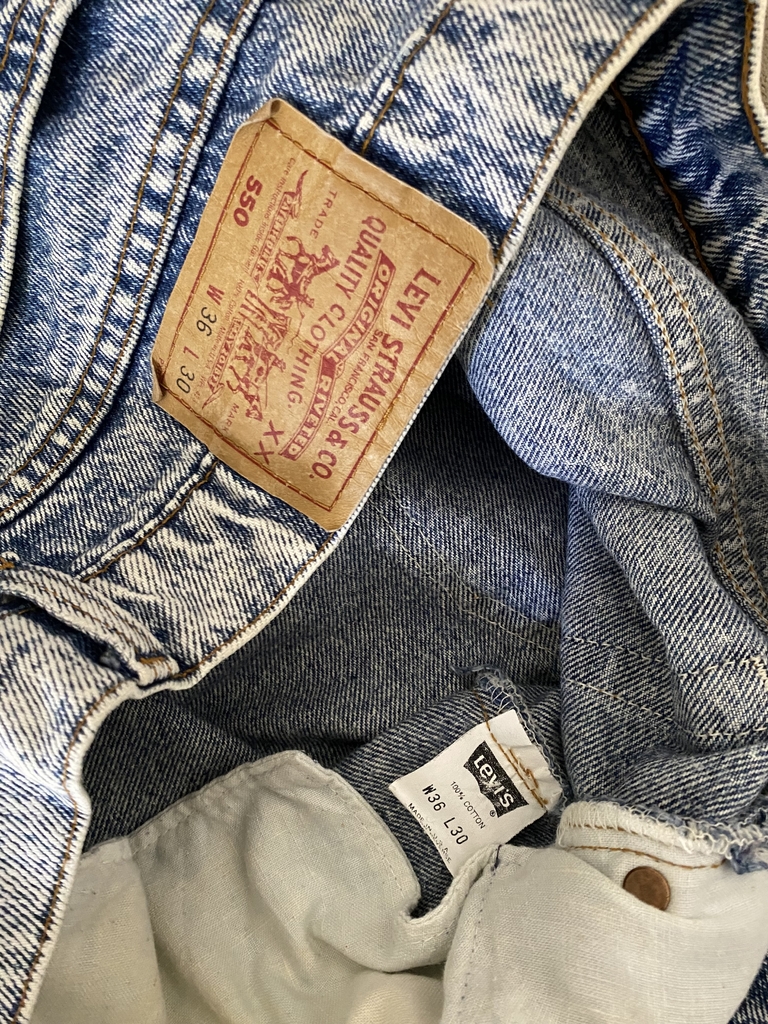 Levi s 550 Red Tab 90 s Garimpos Boas Novas