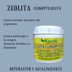 Zeolita Clinoptilolita Micronizada Activada 250g