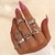 Set 8 Anillos Hanna