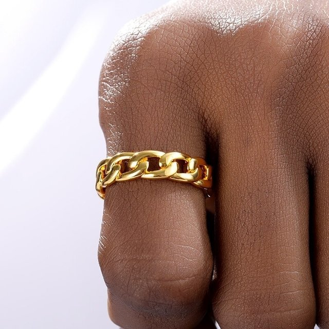 Anillo Cadena Acero Comprar en Bellabijouterie