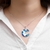 Collar Luna Blue Sky (Brilla en la oscuridad) - tienda online