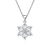 Collar Snowflake (Baño Plata 925)