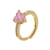 Anillo Corazon con strass ( Baño Plata 925) - comprar online