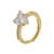 Anillo Corazon con strass ( Baño Plata 925) - tienda online