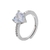 Anillo Corazon con strass ( Baño Plata 925) - Bellabijouterie